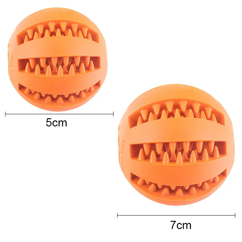 Interaktiver Leckerli-Ball aus Gummi